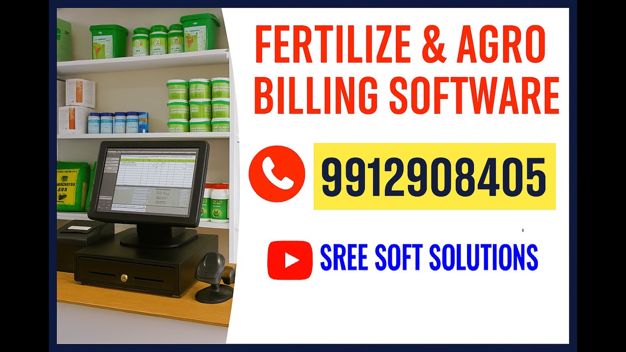 Fertilizer & Agro Shop Billing Software | POS + Inventory Demo @SreeSoftSolutions