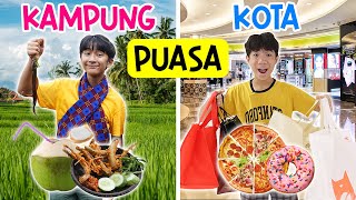 ANAK PUASA DESA VS KOTA | Drama Parodi Lucu | CnX Adventurers VS Superduper Ziyan