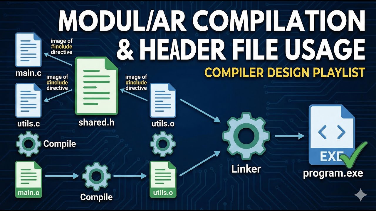 github - guiguan file-header: fileheader for atom... Modular Compilation and Header File Usage - YouTube
