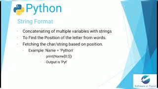 3. Python  string format and string methods