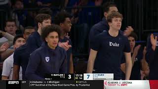 Caleb Foster 2023-2024 Season Makes - Duke Blue Devils - NCAA
