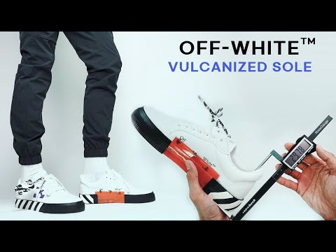 럭셔리 반스 오프화이트 벌크 스니커즈 리뷰 (사이즈팁, 굽높이, 코디) offwhite vulcanized sole sneakers review in detail