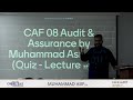Caf 8 audit lecture 3