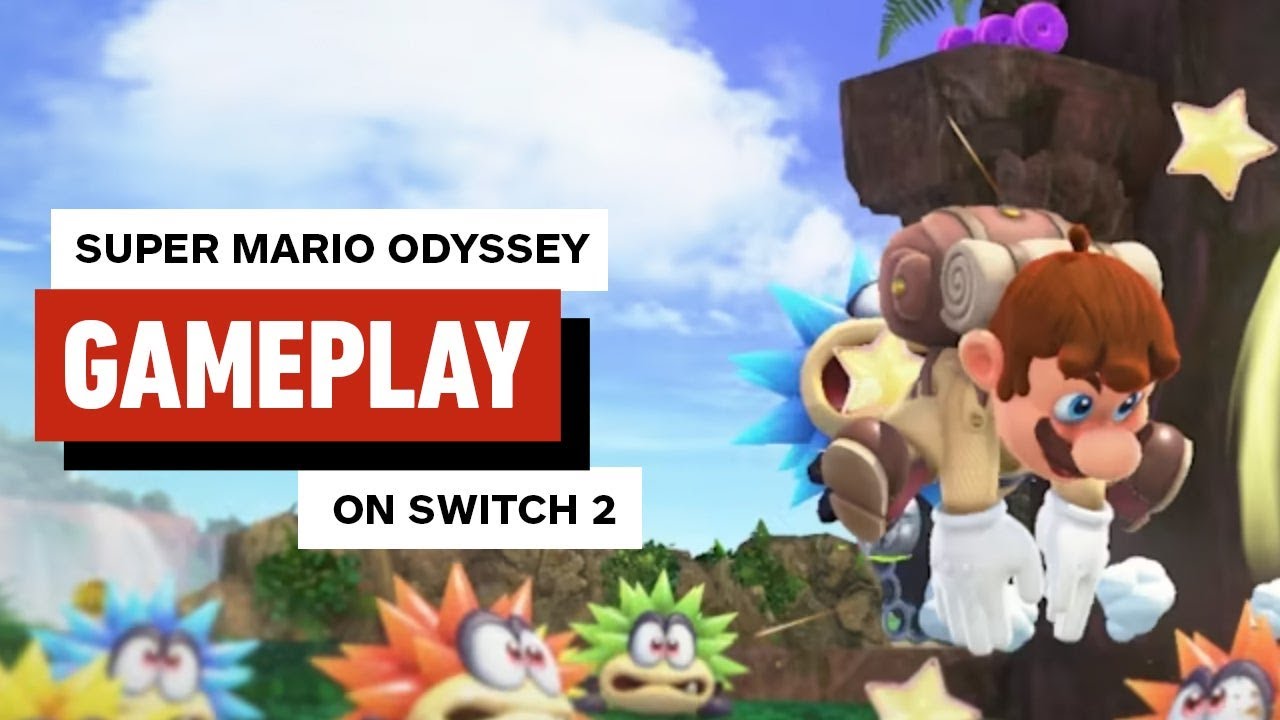Super Mario Odyssey on Switch 2: 10 Minutes of Gorgeous, Hi-Res