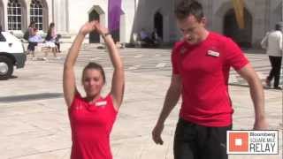 #RunTheCity with Virgin Active at the Bloomberg Square Mile Relay: Warm Up