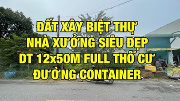 💥📣Bán nhà đất Hóc Môn| Đất xây nhà xưởng biệt thự ngang 12x50m vị trí đắc địa Phan Văn Hớn chợ XTT