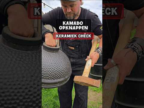 keramiek checken kamado bbq opknappen.