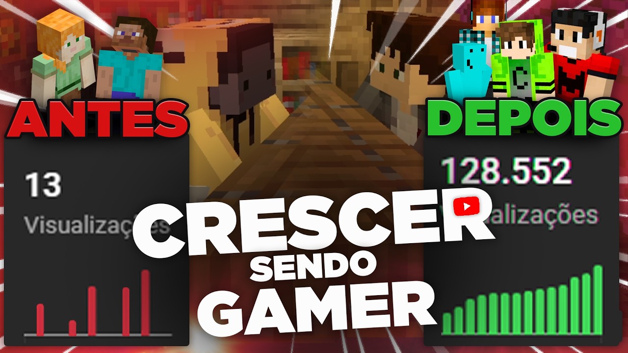 COMO CRESCER UM CANAL DE GAMES NO YOUTUBE! - PODCRAFT 01
