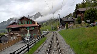 [WM Free] Cab Ride Rougemont to Montbovon - GoldenPass Panoramic MOB Railway Train Driver View
