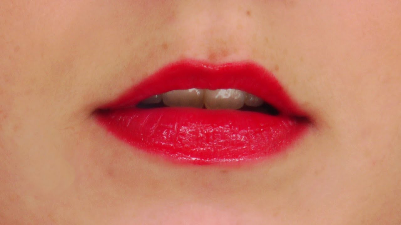 Maquillage - Comment faire une belle bouche - YouTube