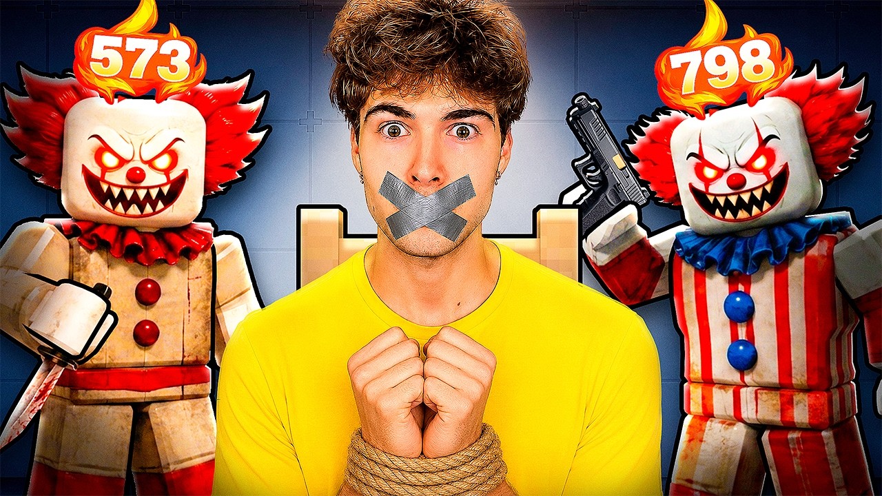 I Got Kidnapped By EVIL CLOWNS in Roblox Rivals…
