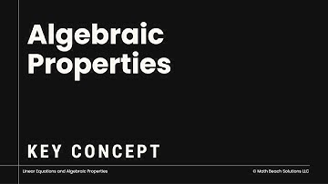 Inverse and Identity Properties