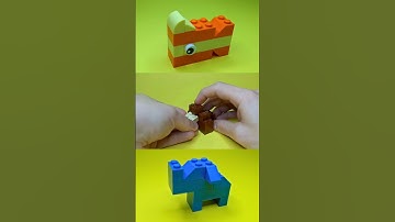 🦍 Lego Gorilla / Gorila Tutorial Ideas #LEGO #gorilla #animal #jungle #build