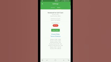 Golf Clash Notebook Demonstration: Settings Overview