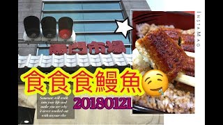 大阪遊| |黑門市場| |鰻魚丼| |高木水產| |20180121|