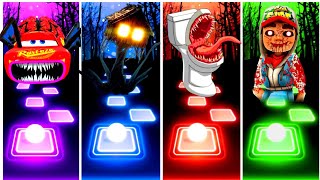 SKIBIDID TOILET 🆚 CAR EATER 🆚 EXTRA SLIDE 🆚 HOUSE HEAD 🆚 ODDBODS | Tiles Hop EDM Rush!