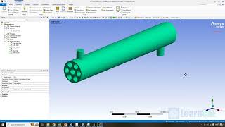 (Ansys) Course 16: 6.3 Mesh Generation for Shell and Tube Model