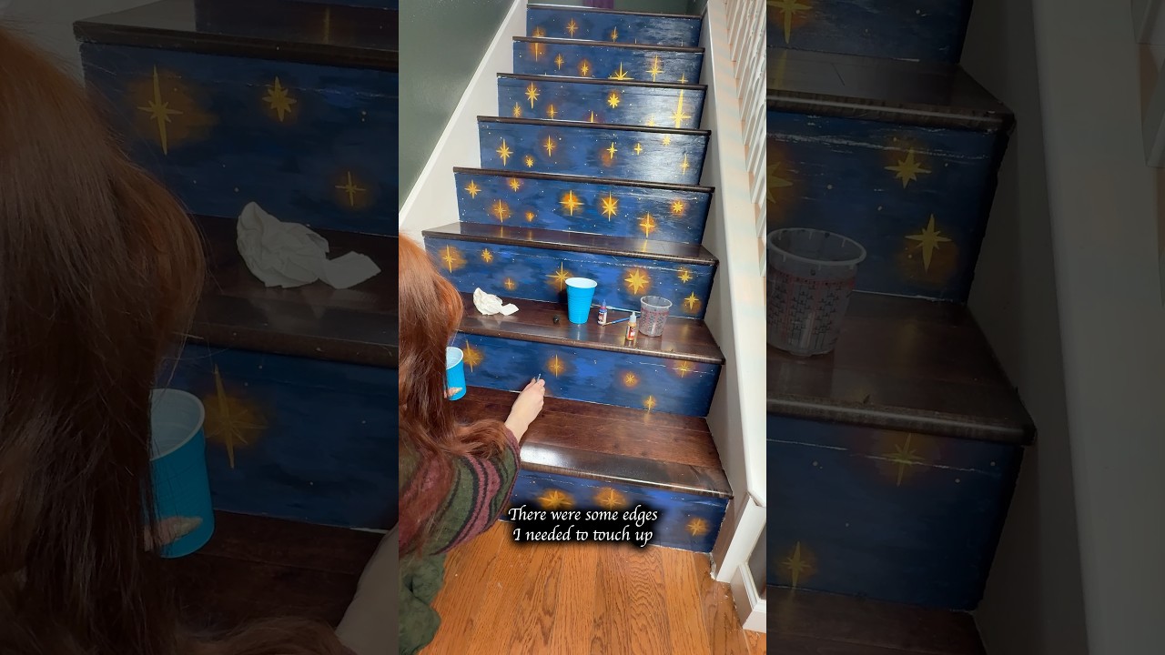 Making my stairs ✨whimsical✨
