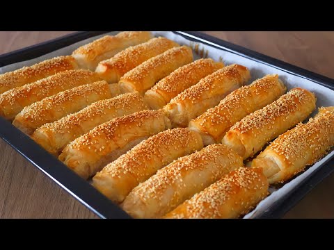????Buzlu Börek❗️1 MALZEMELİ SOSU İLE ÇITIR ÇITIR Börek Tarifi????