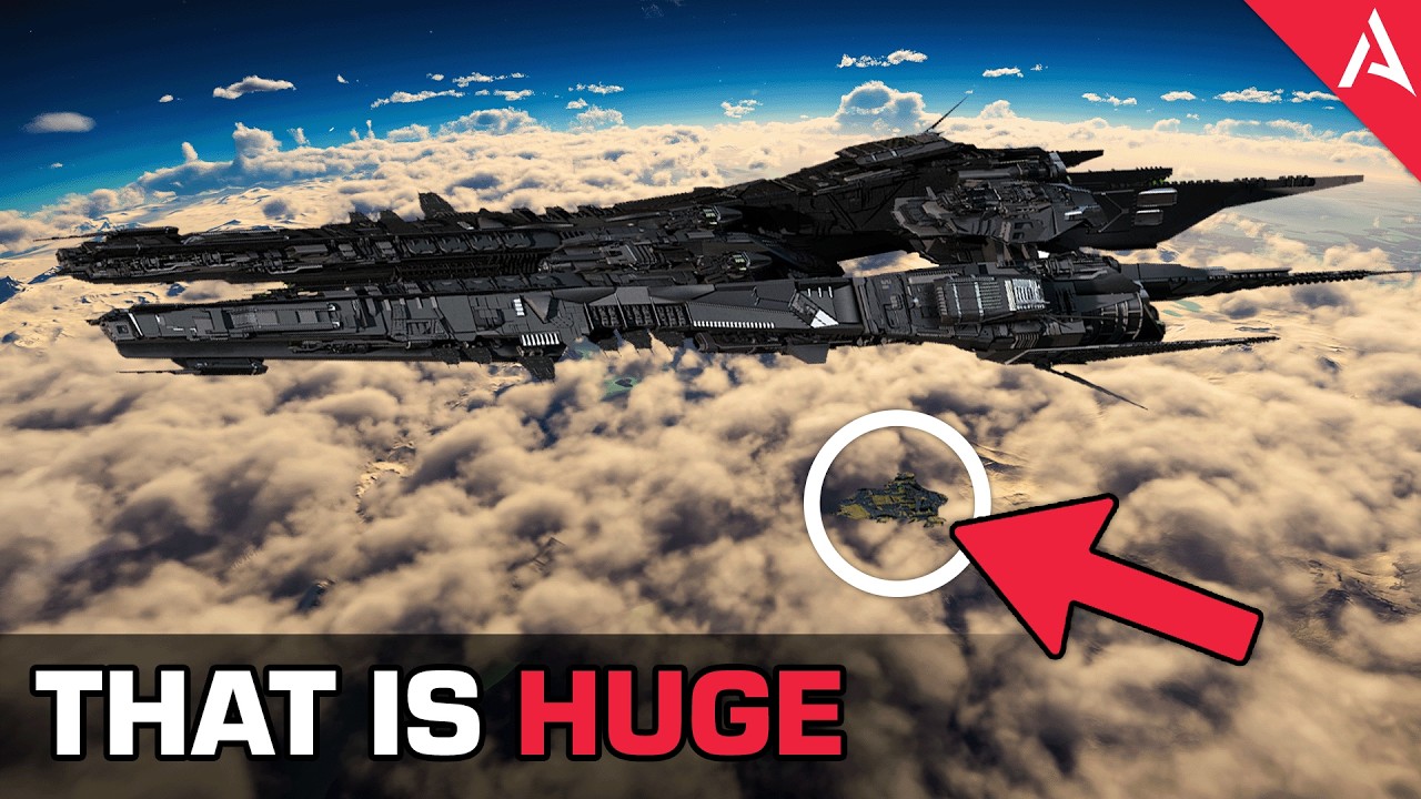 This is the biggest ship in Star Citizen