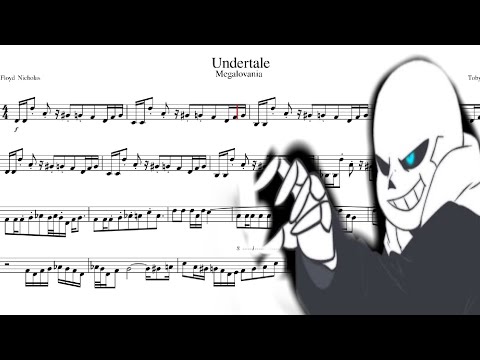 Megalomaniac Undertale Clarinet Partitura Sheet Music Youtube