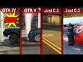 THE BIG COMPARISON | GTA IV vs GTA V vs. Just Cause 2 vs Just Cause 3 | PC | ULTRA