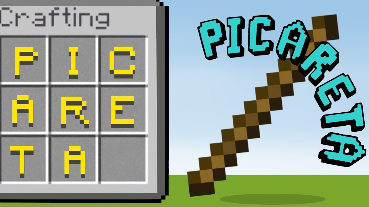 Tudo que você soletrar no Minecraft VOCE CONSEGUE!