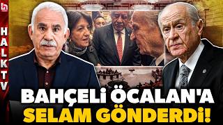SELAMIN ADRESİ DEMİRTAŞ DEĞİL ÖCALAN'MIŞ! Bahçeli'nin Meclis resepsiyonundaki sözleri çok konuşulur!