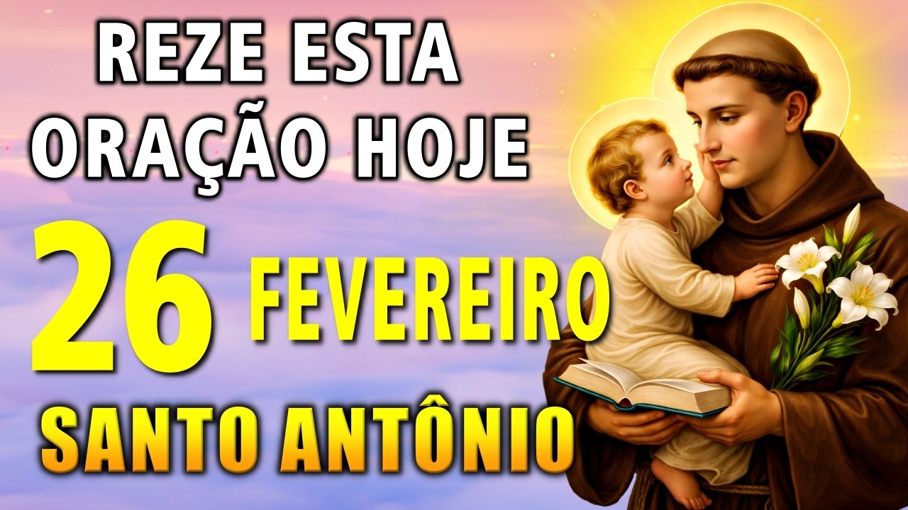 PEÇA HOJE E VEJA O MILAGRE ACONTECER – A Poderosa Oração de Santo Antônio