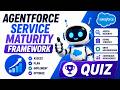 Agentforce Service Maturity Framework | Salesforce Badge | Quiz