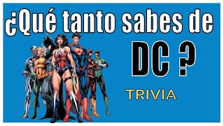¿Qué tanto sabes DC comics?  Preguntas y Respuestas Trivia Quiz Test Reto Curiosidades screenshot 1