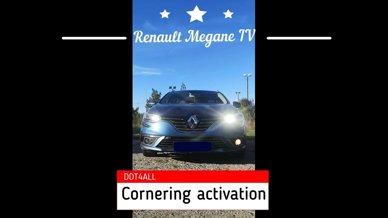 DDT4ALL Tutorial01 How to Activate Cornering light on Renault Megane 4