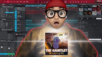 AKAI MPC XBEAT MAKING VIDEO USING THE GAUNTLET MELODIC LOOP KIT