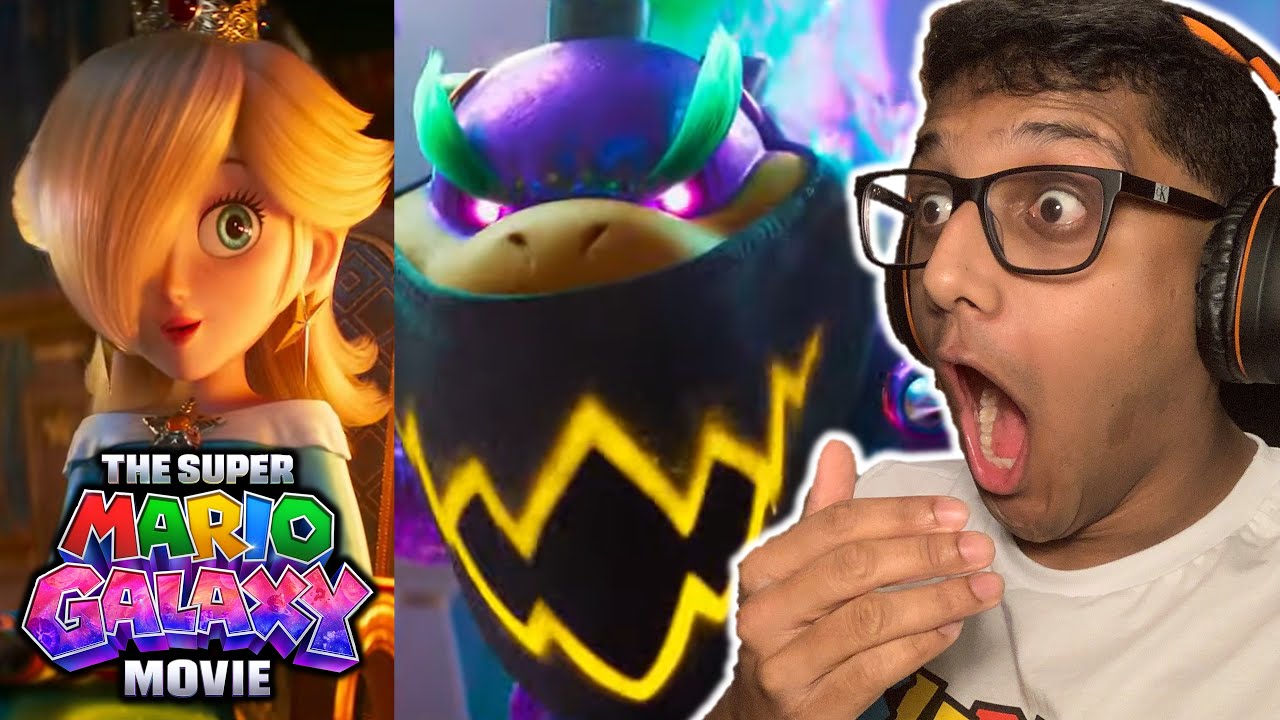 THE SUPER MARIO GALAXY MOVIE OFFICIAL TRAILER REACTION!!