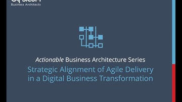 Using Business Architecture to Track Agile Releases in a Digital Transformation