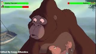 Tarzan (1999) Opening Scene with healthbars
