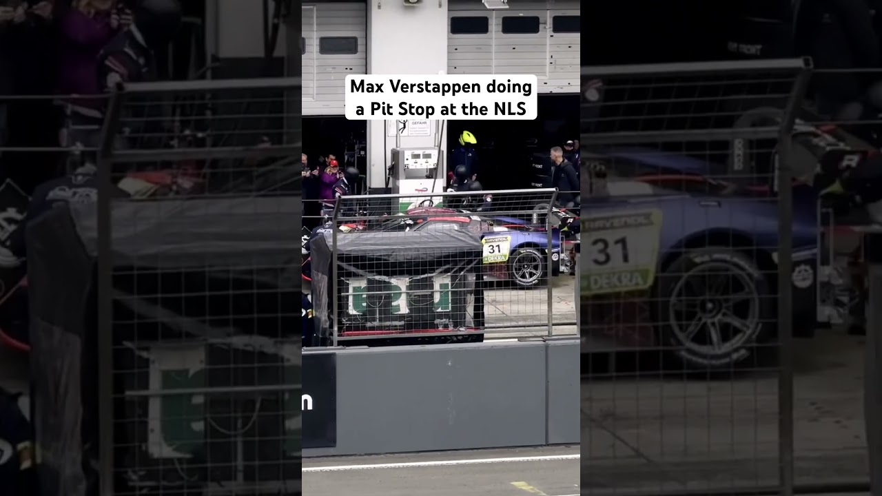 Max Verstappen doing a Pit Stop at the NLS 9 #nürburgring #maxverstappen #racing #motorsport