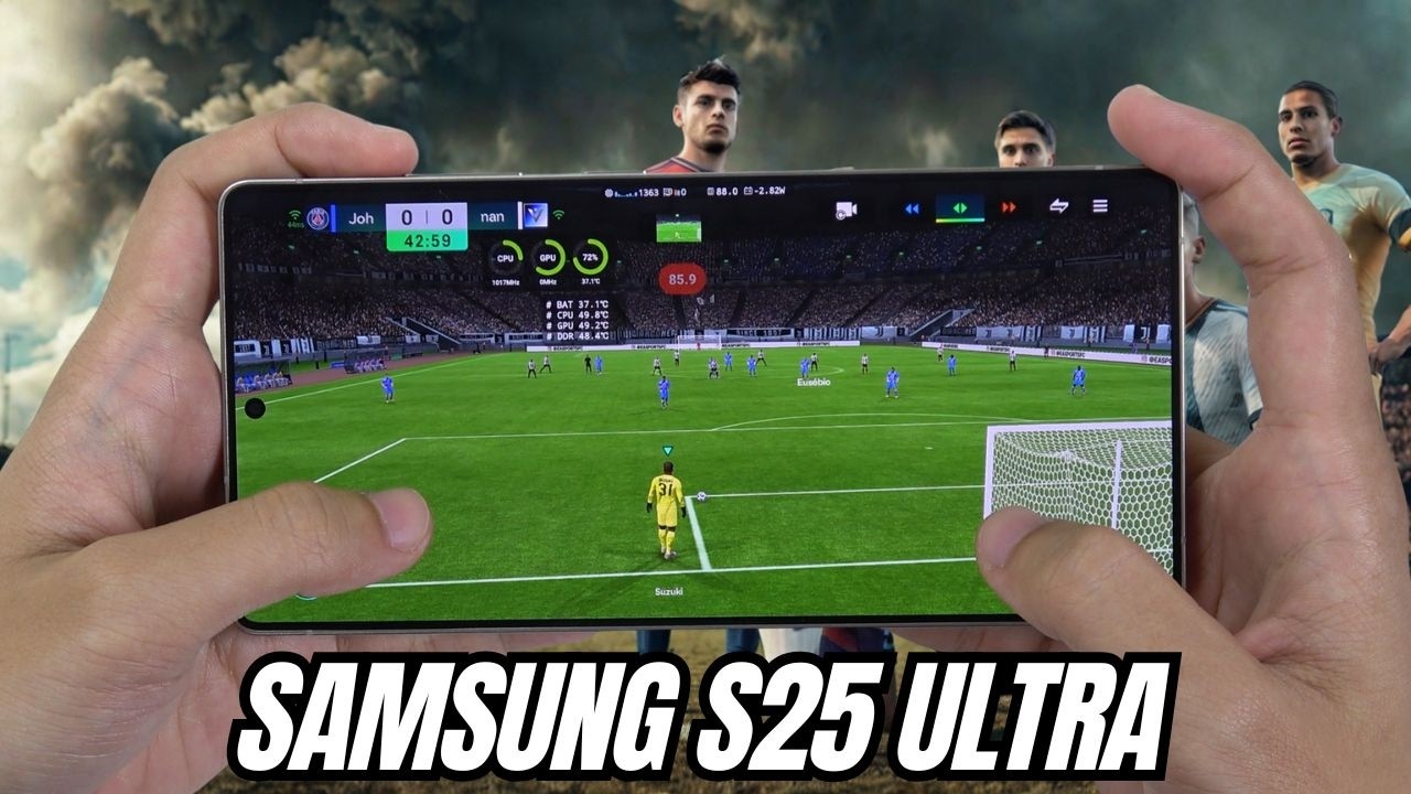 SAMSUNG GALAXY S25 ULTRA Test Game EA SPORTS FC MOBILE | Snapdragon 8 Elite