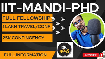 New PhD application 2023 II @iitmandi9703 Direct admission with or without GATE/NET/JRF