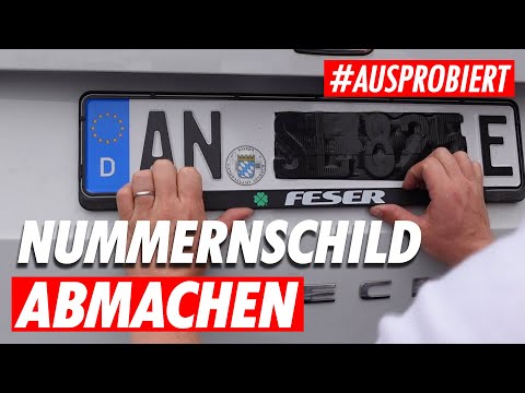 Kennzeichen Anbringen Auto