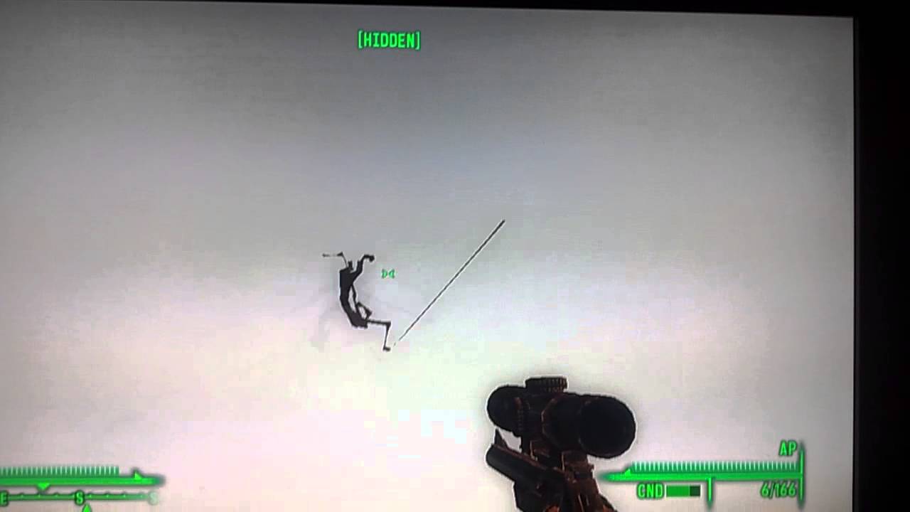 Fallout 3 Flying Stretching Man Glitch