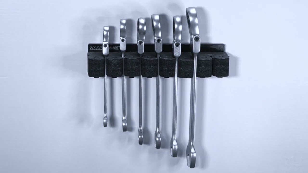 Med SmartHook får du hurtig og sikker opbevaring af dit værktøj!