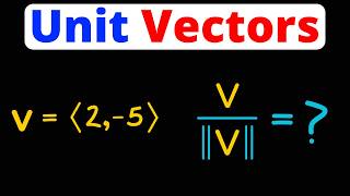 How to Find a Unit Vector | Eat Pi