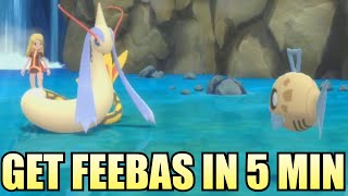 How to get Feebas in 5 Minutes EVERY day in Pokemon Brilliant Diamond Shining Pearl