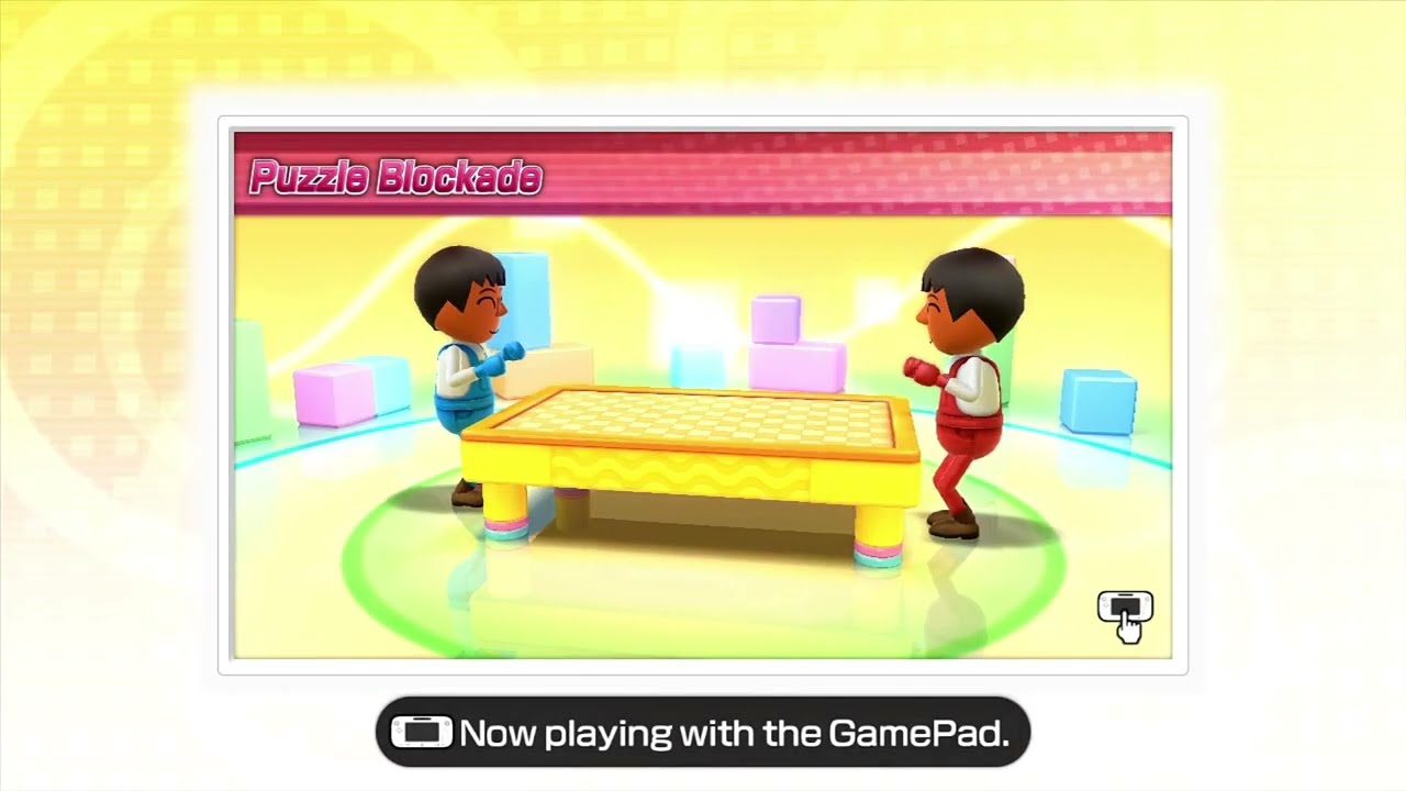 Wii Party U - Puzzle Blockade - Time Attack (All Stages)