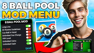 8 BALL POOL MOD MENU APK - Long Lines/MegaPower, Unlimited Money (iOS/Android)
