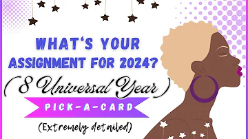 🔮Pick-a-card | 📝What’s Your Assignment for 2024? | 8 Universal Year