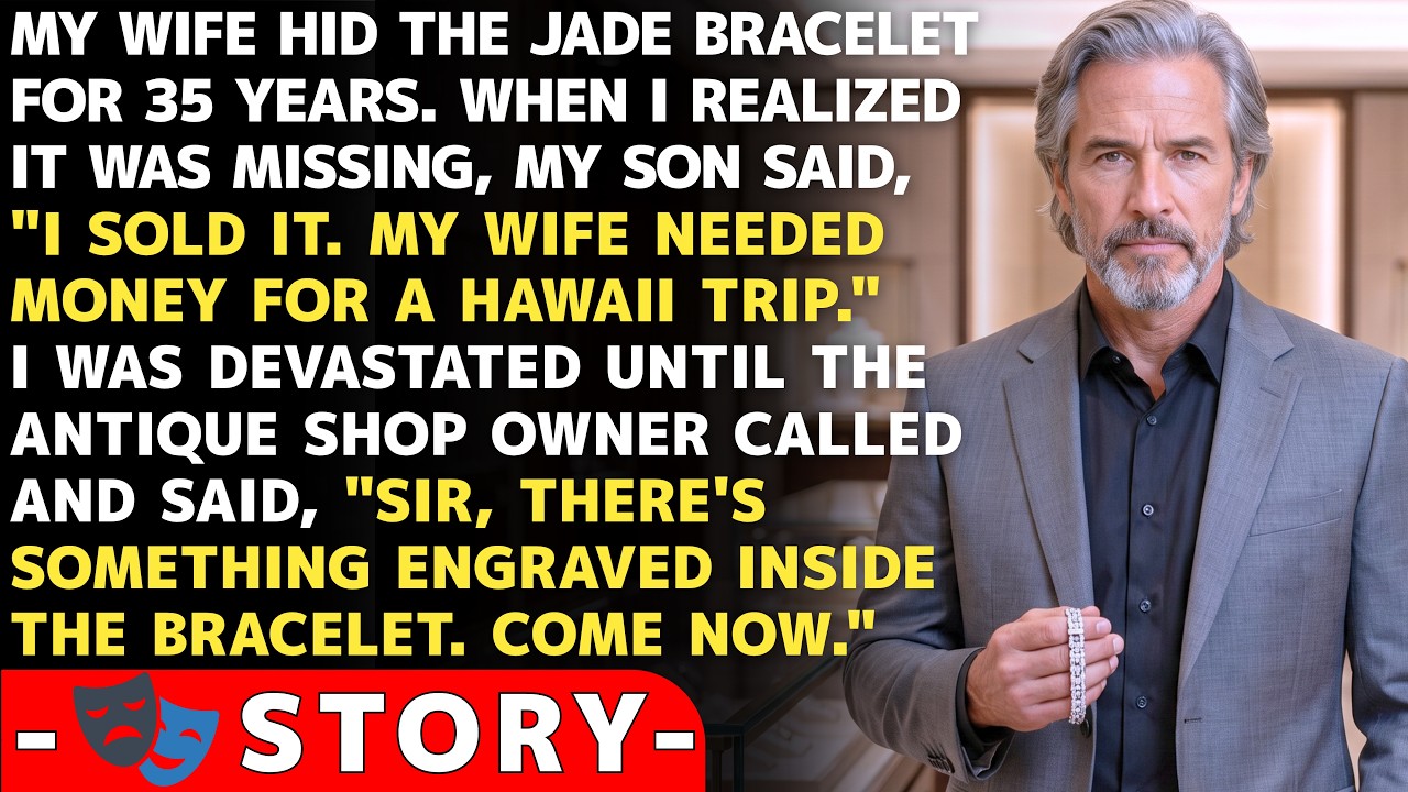 The day my 60-year-old eyes finally opened, I was holding my wife's empty jewelry box in my hands, and my own son admitted he had sold it because “Mom never wears it anyway.” Then the pawn shop...