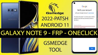 FRP Remove Samsung Galaxy Note 9 OneClick Bypass Google Account 2022 screenshot 5