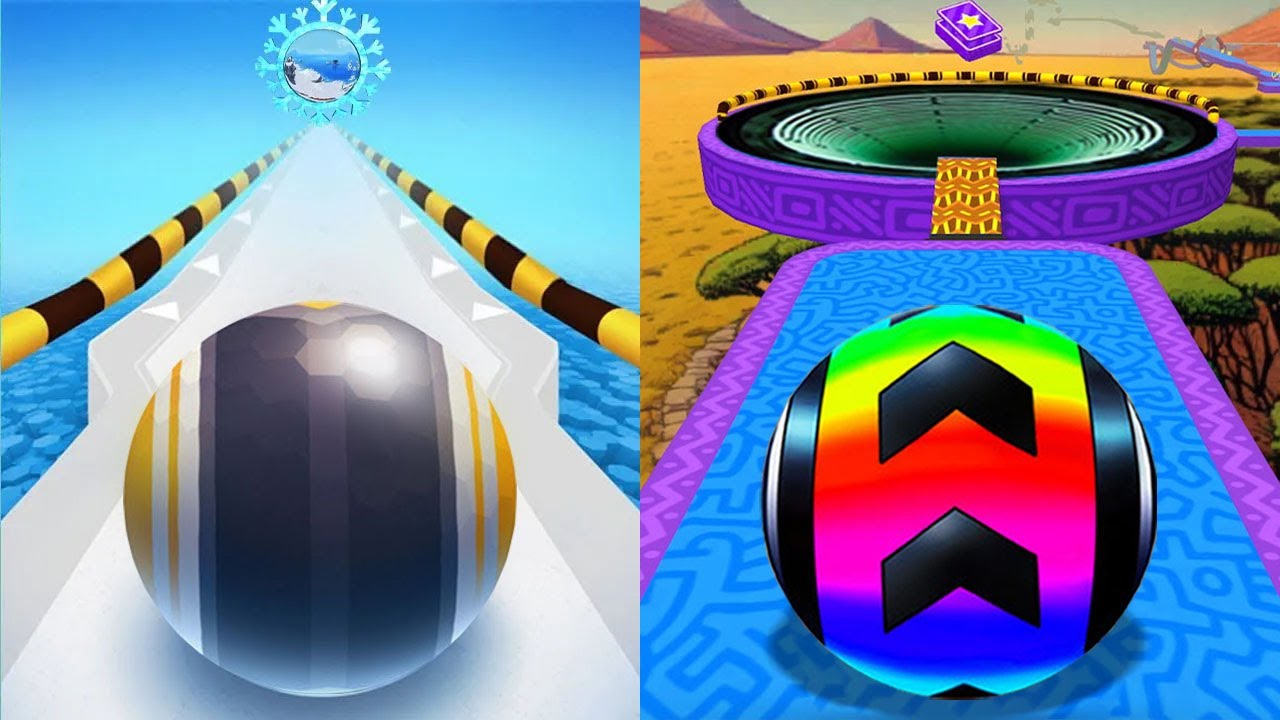📛 Going Balls VS Rollance Adventure Ball,Action Balls,Super Rolling Balls,Rolling Balance Ball 3D